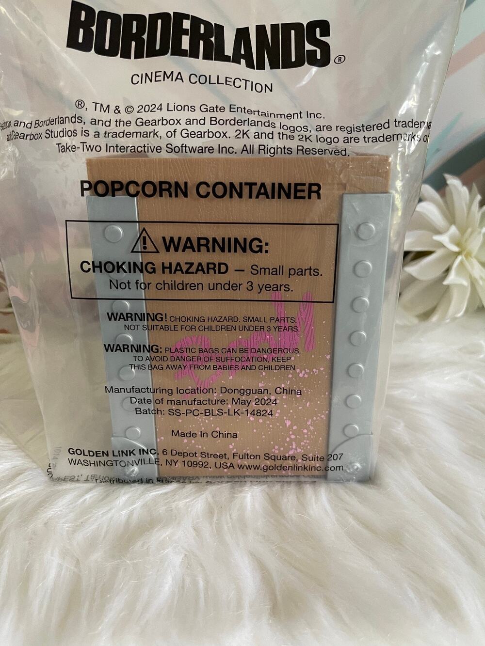 Borderlands Popcorn Bucket Brand New Sealed Regal Exclusive!